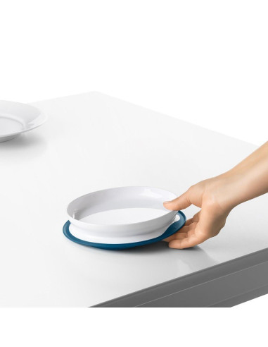 TN-61121000,Farfurie cu Fixare prin Suctiune Navy