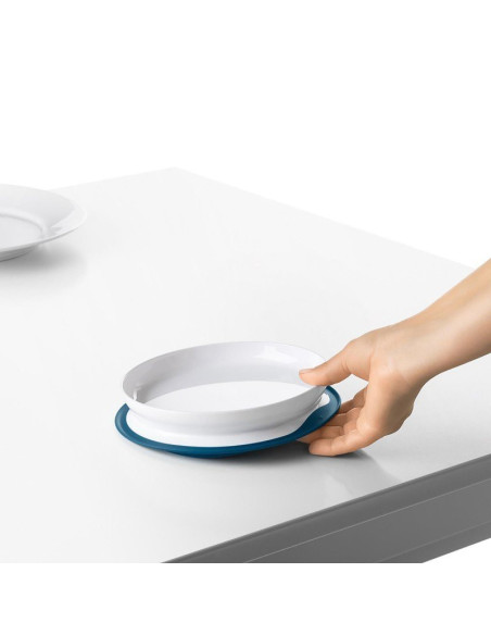 TN-61121000,Farfurie cu Fixare prin Suctiune Navy