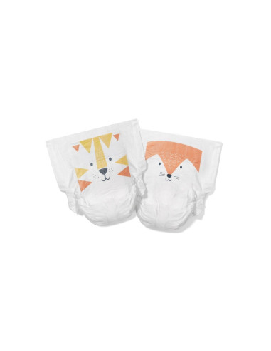 KKS4NAPPIESCASE,Scutece Hipoalergenice Eco Kit&Kin, Marimea 4, 9-14 kg, 128 buc