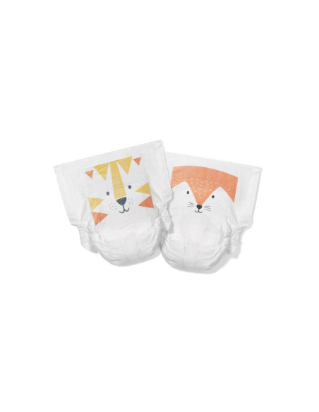 KKS4NAPPIESCASE,Scutece Hipoalergenice Eco Kit&Kin, Marimea 4, 9-14 kg, 128 buc