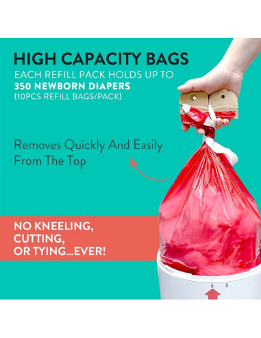 TN-9327,Saci ermetici pentru scutece murdare Twist'R Prince Lionheart 10 buc