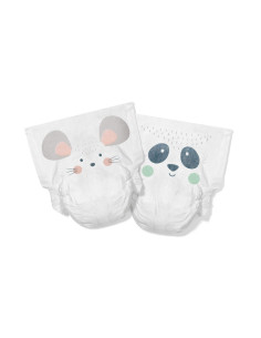 KKS2NAPPIESCASE,Scutece Hipoalergenice Eco Kit&Kin, Marimea 2, 4-8 kg, 152 buc 2