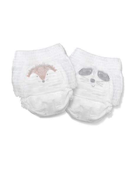 KKS6PANTSCASE,Scutece Hipoalergenice Eco Kit&Kin Pull Up XL6, Marimea 6, 15 kg+, 108 buc