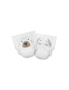 KKS3NAPPIESCASE,Scutece Hipoalergenice Eco Kit&Kin, Marimea 3, 6-10 kg, 128 buc 2