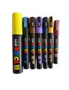 POS60,Set 7 Markere UNI POSCA PC-1M, PC-3M, PC-5M, PC-17K, POS60
