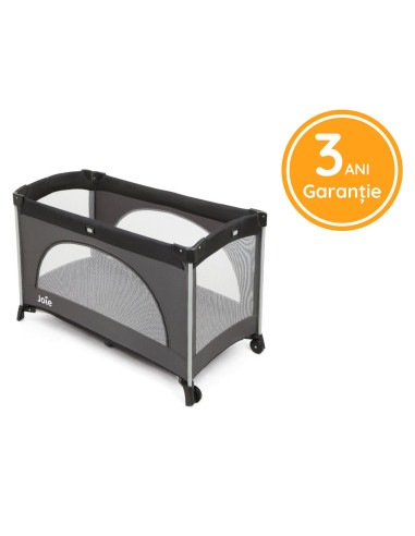 BB-P1206CAEMB000,Joie - Patut pliant cu 2 niveluri, Allura 120 cm, Ember