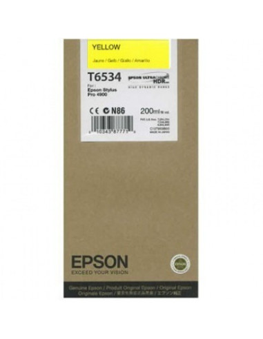 Cartus Cerneala Original Epson C13T653400, Yellow,C13T653400