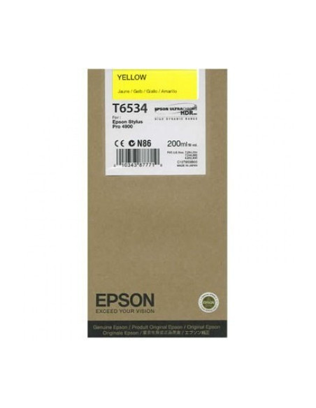 Cartus Cerneala Original Epson C13T653400, Yellow,C13T653400