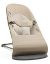 BS-005126A,BabyBjorn - Balansoar Balance Soft Khaki cu detalii Beige, Bumbac