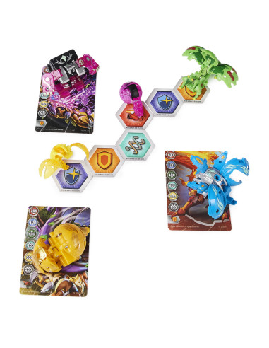 6062874_20134752,Bakugan S4 Pachet Starter 4 Piese Nillious, Titan King, Hydorous, Blitz Fox