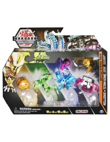 6062874_20134752,Bakugan S4 Pachet Starter 4 Piese Nillious, Titan King, Hydorous, Blitz Fox