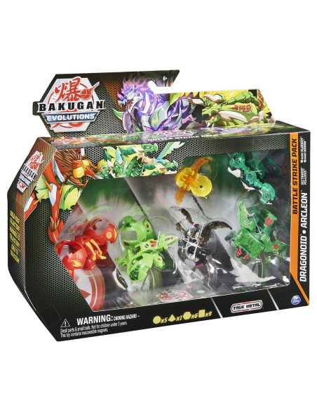 6062874_20134750,Bakugan S4 Pachet Starter 4 Piese Dragonoid, Arcleon, Sectanoid Si Nillious