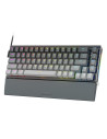 K641G-GW-RGB-PRO_RD,Tastatura gaming mecanica Bluetooth cu si fara fir Redragon Shaco PRO gri iluminare RGB