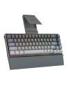 K641G-GW-RGB-PRO_RD,Tastatura gaming mecanica Bluetooth cu si fara fir Redragon Shaco PRO gri iluminare RGB