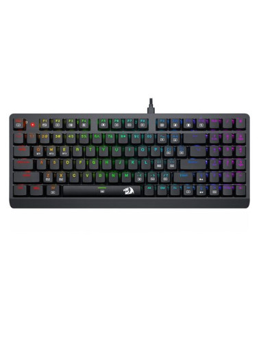 K603P-KBS,Tastatura gaming mecanica Bluetooth si cu fir Redragon DragonWarrior neagra iluminare RGB