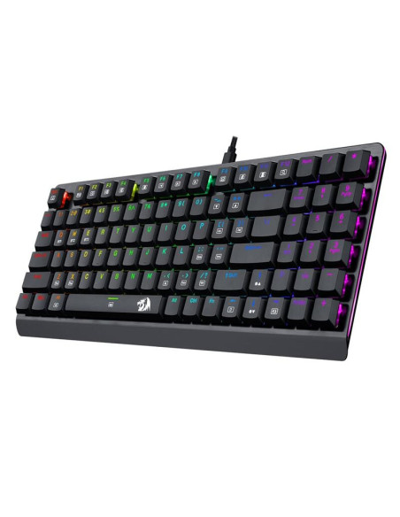 K603P-KBS,Tastatura gaming mecanica Bluetooth si cu fir Redragon DragonWarrior neagra iluminare RGB