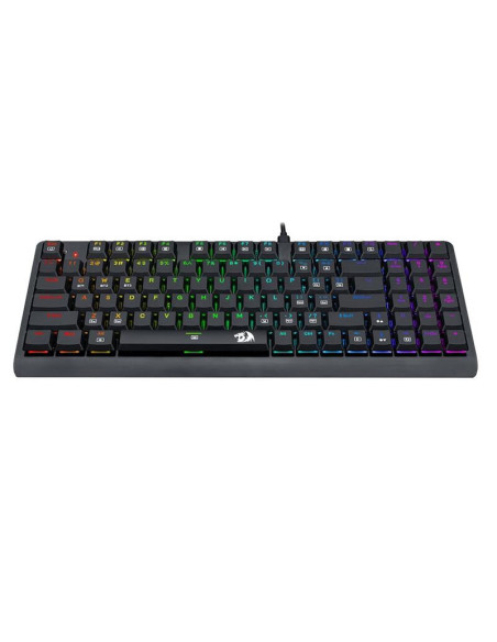 K603P-KBS,Tastatura gaming mecanica Bluetooth si cu fir Redragon DragonWarrior neagra iluminare RGB