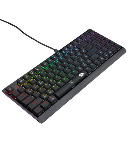 K603P-KBS,Tastatura gaming mecanica Bluetooth si cu fir Redragon DragonWarrior neagra iluminare RGB