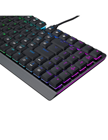 K603P-KBS,Tastatura gaming mecanica Bluetooth si cu fir Redragon DragonWarrior neagra iluminare RGB