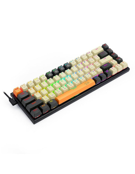 K633RGB-PRO_RD,Tastatura gaming mecanica Bluetooth cu si fara fir Redragon Ryze PRO neagra iluminare RGB