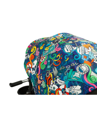 TOYZ-0356,Tricicleta cu maner parental si scaun reversibil Toyz DASH Melanj TOYZ-0356,Tricicleta cu maner parental si scaun reversibil Toyz DASH Melanj