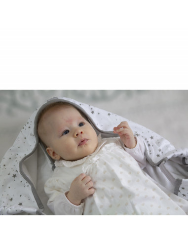 UP-bj_643,Paturica cu sistem multifunctional BabyJem Carrier Alb pentru transport bebelusi