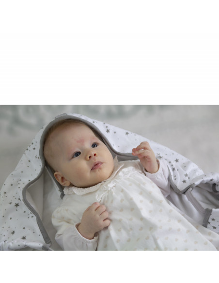 UP-bj_643,Paturica cu sistem multifunctional BabyJem Carrier Alb pentru transport bebelusi
