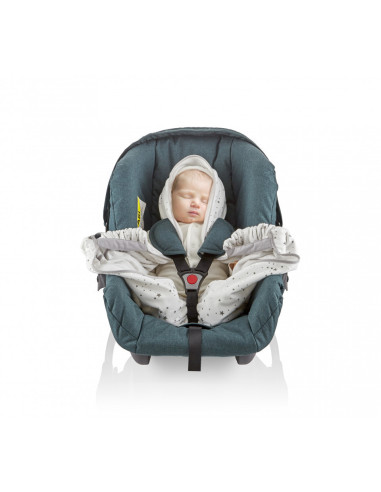 UP-bj_643,Paturica cu sistem multifunctional BabyJem Carrier Alb pentru transport bebelusi
