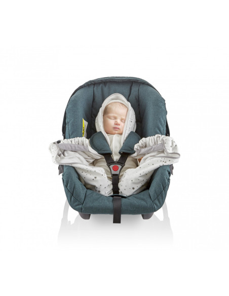 UP-bj_643,Paturica cu sistem multifunctional BabyJem Carrier Alb pentru transport bebelusi