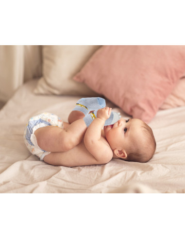 UP-bj_6521,Sosete cu accesoriu dentitie BabyJem Teether Socks (Culoare: Roz)