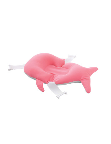 UP-bj_4402,Salteluta suport pentru baita Balena, BabyJem, 35x50 cm (Culoare: Roz)