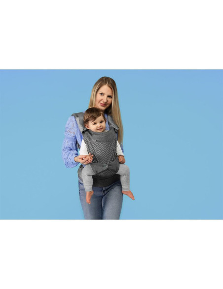 BN-LO-MARGAREET_WAVE,Lionelo - Marsupiu ergonomic Margareet, Cu 3 pozitii de transport, Cu gluga, Pana la 20 Kg, Aprobat de Inst