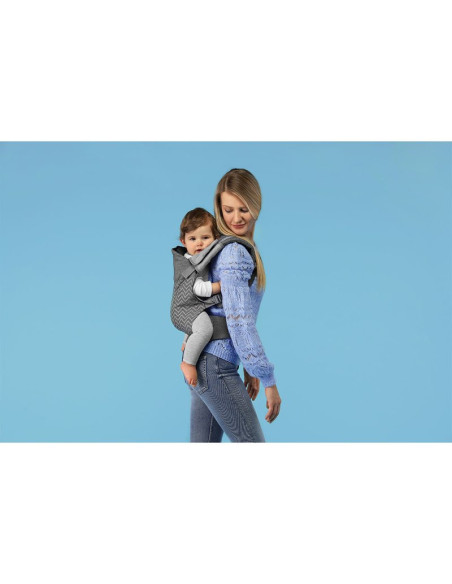 BN-LO-MARGAREET_WAVE,Lionelo - Marsupiu ergonomic Margareet, Cu 3 pozitii de transport, Cu gluga, Pana la 20 Kg, Aprobat de Inst