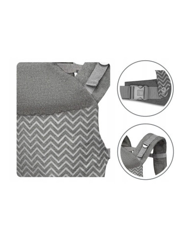 BN-LO-MARGAREET_WAVE,Lionelo - Marsupiu ergonomic Margareet, Cu 3 pozitii de transport, Cu gluga, Pana la 20 Kg, Aprobat de Inst