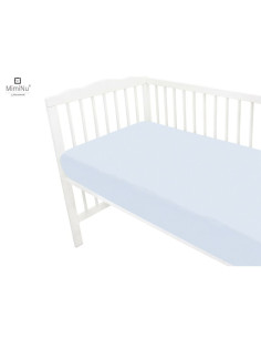 BN-6426972004039,MimiNu - Cearceaf Jerse cu elastic, Pentru patut de dimensiunea 140X70 cm, Material certificat Oeko Tex Standar 2