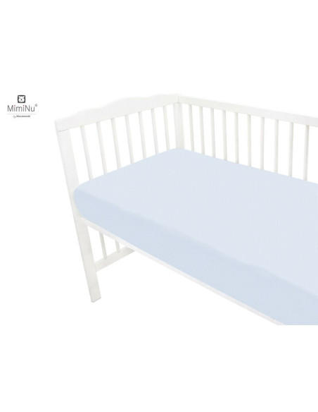 BN-6426972004039,MimiNu - Cearceaf Jerse cu elastic, Pentru patut de dimensiunea 140X70 cm, Material certificat Oeko Tex Standar