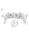 BN-6426972006538,MimiNu - Aparatoare pentru patut 120x60 cm, Din bumbac certificat Oeko Tex Standard 100, Cu inaltimea de 30 cm,