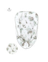 BN-6426972010771,MimiNu - Cosulet bebelus pentru dormit, Baby Cocoon 75x55 cm, Husa 100% bumbac, Din bumbac certificat Oeko Tex 
