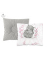 BN-6426972016414,MimiNu - Perna bebelusi profilata, Cu doua fete, Cu functie anti-soc, Pufoasa, Din catifea si bumbac, 23x26 cm,
