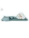 BN-6426972016599,MimiNu - Prosop mare cu gluga, Dimensiune 100x100 cm, Din bumbac si thermo fleece, Materiale certificate Oeko T