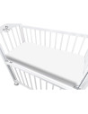 BN-6426972017602,MimiNu - Cearceaf cu elastic pentru patut co-sleeper, Luna, Dimensiune 84.5 x 50.5 cm, Din bumbac jersey, Mater