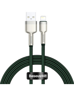CALJK-B06,CABLU alimentare si date Baseus Cafule Metal, Fast Charging Data Cable pt. smartphone, USB la Lightning Iphone 2.4A, b