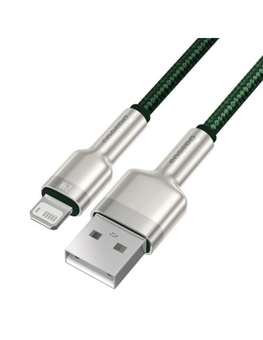 CALJK-B06,CABLU alimentare si date Baseus Cafule Metal, Fast Charging Data Cable pt. smartphone, USB la Lightning Iphone 2.4A, b