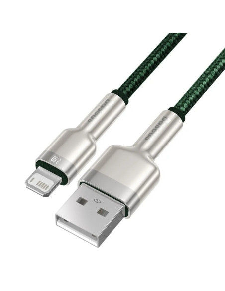 CALJK-B06,CABLU alimentare si date Baseus Cafule Metal, Fast Charging Data Cable pt. smartphone, USB la Lightning Iphone 2.4A, b
