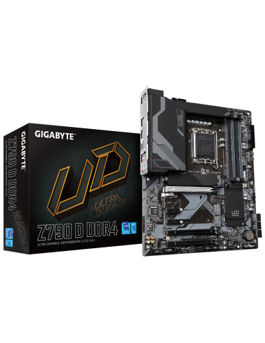 Z790_D_DDR4,Gigabyte Mainboard Desktop Z790 D4 LGA 1700 4xDDR4 1xHDMI 1xDP 2.5GLAN 1xPCI Express x16 4.0 1xPCI Express x16 3.0 2