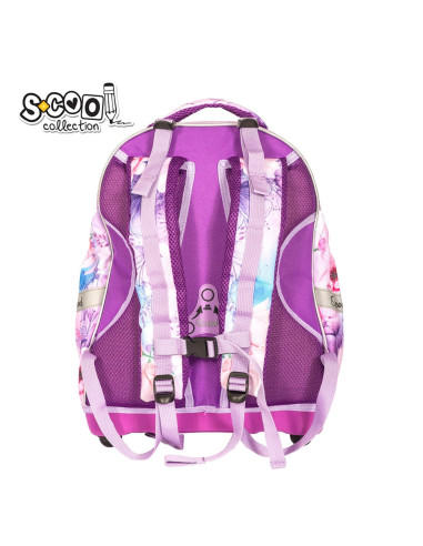 SC2107,Ghiozdan anatomic UNICORN, 38x39x19.5 cm - S-COOL