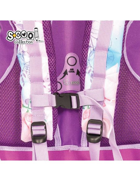 SC2107,Ghiozdan anatomic UNICORN, 38x39x19.5 cm - S-COOL
