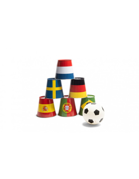 GA447,Fotbal cu conserve, joc de tras la tinta, BS Toys