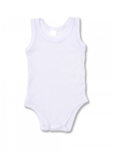 UP-138la1,Set 5 body-uri din bumbac albe fara maneca - tip maieu