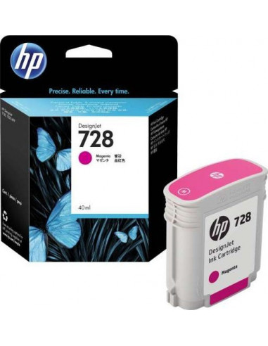 F9J62A,Cartus cerneala original HP 728 F9J62A, Magenta